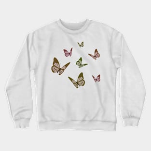 Flying Butterflies Crewneck Sweatshirt